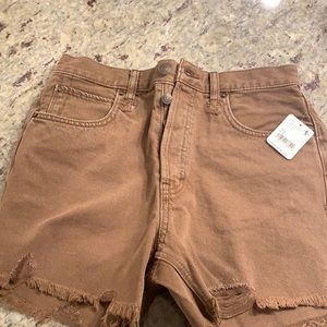 Free people brown shorts never worn